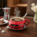 Car-Shaped Stainless Steel Coffee Mug – Handmade, Durable, Novelty Office Cup, Ideal Gift for Car Fans 🇨🇳