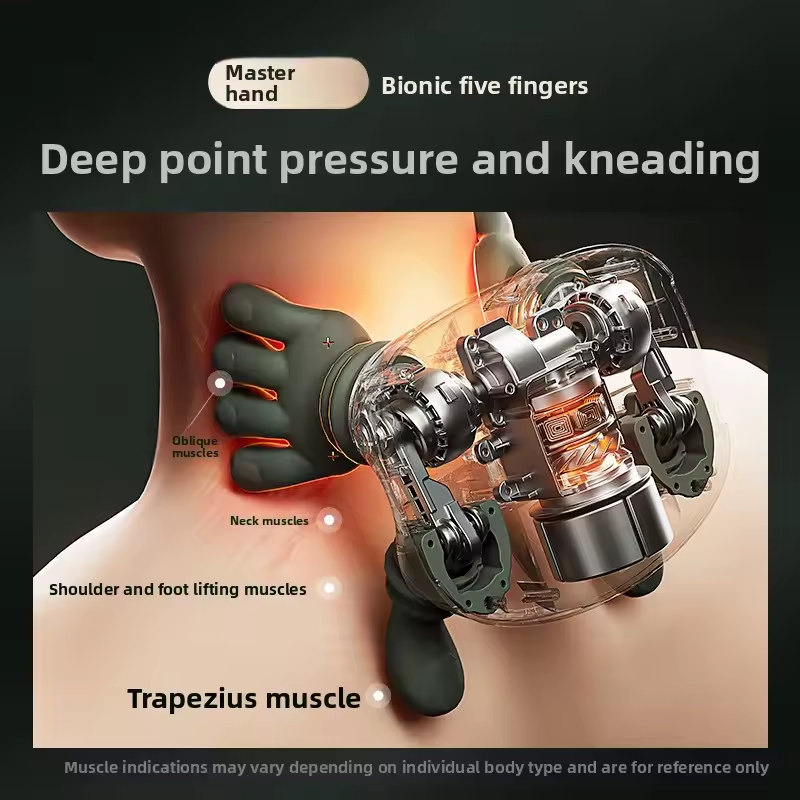 Shoulder and neck massager multifunctional home cervical massager heating 🇨🇳