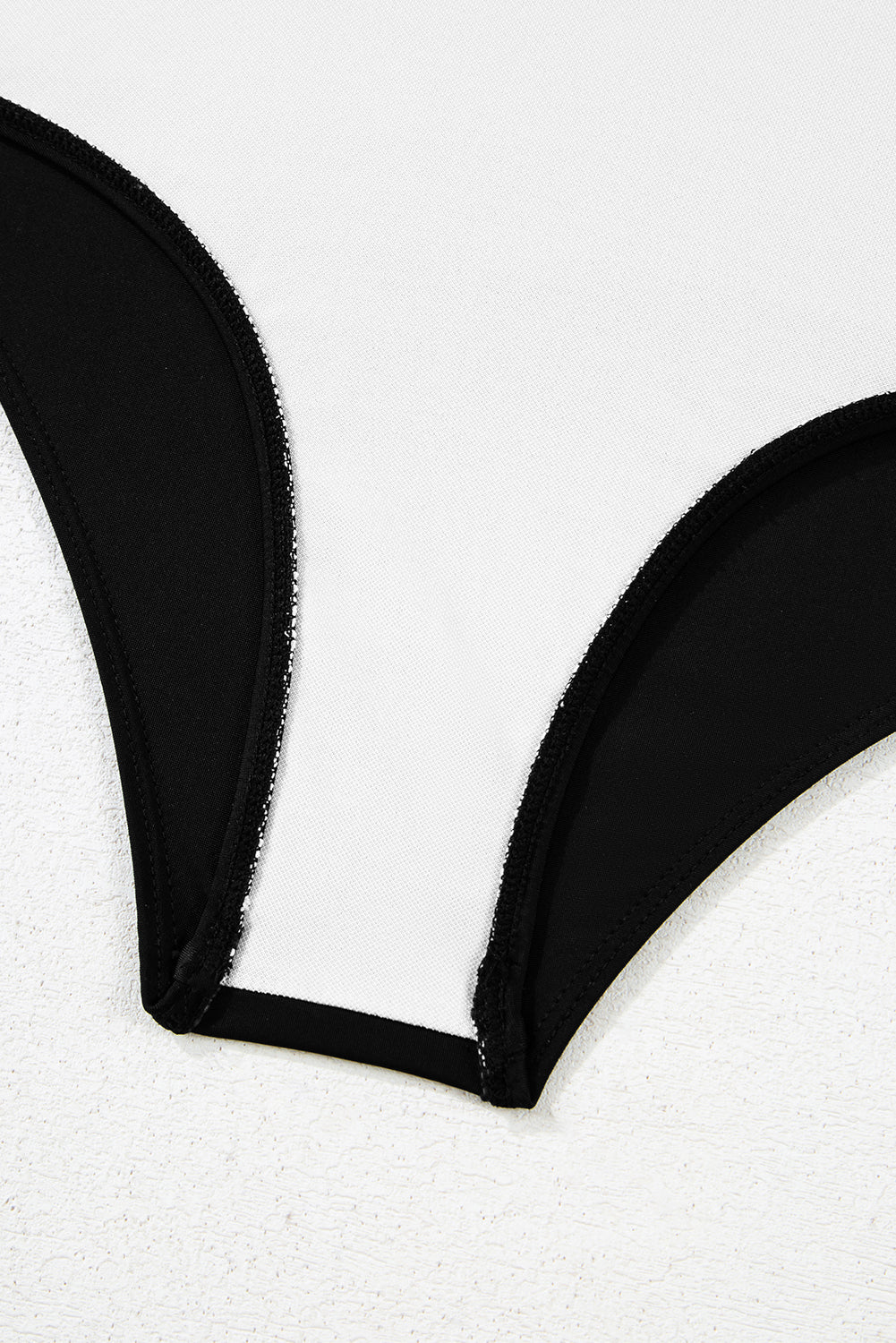 Black Leopard 2-tone Crossed Cutout Backless Monokini 🇺🇸