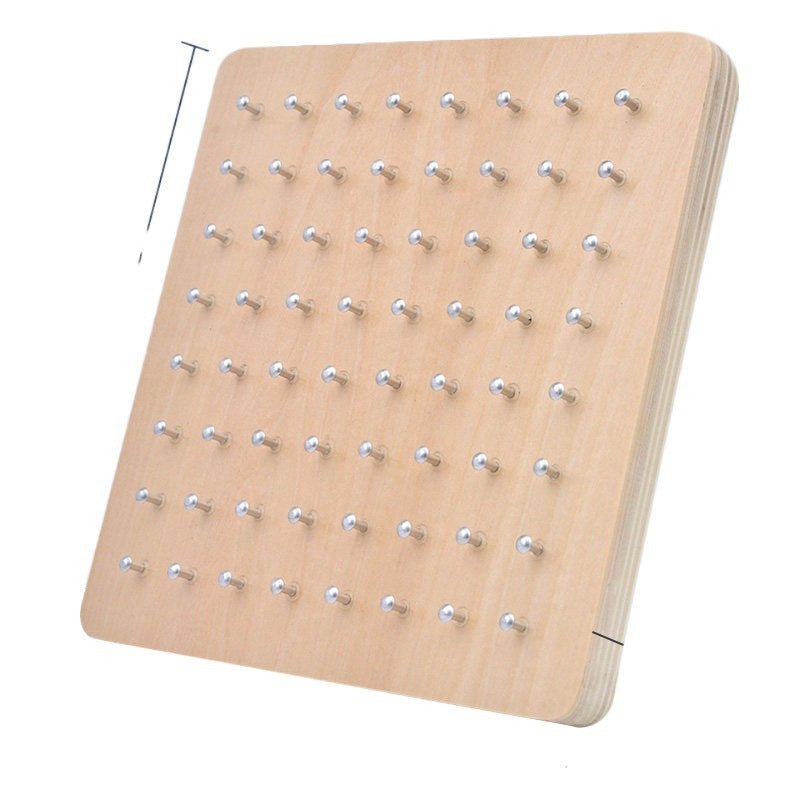 Children's Early Education Educational Wooden Toys Nail Board Teaching Aids 🇨🇳