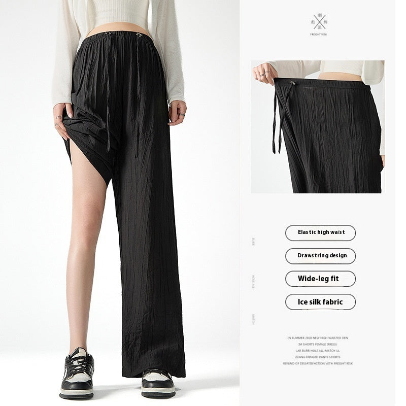 Maternity Pants Drawstring Leisure Straight-leg Pants 🇨🇳