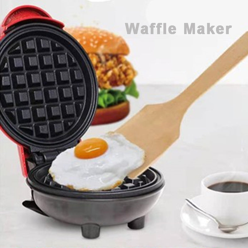 Electric Waffle Maker Machine EU Plug Mini Eggette Breakfast Pot Pan Bubble Egg Cake Oven Waffle Molds 🇨🇳