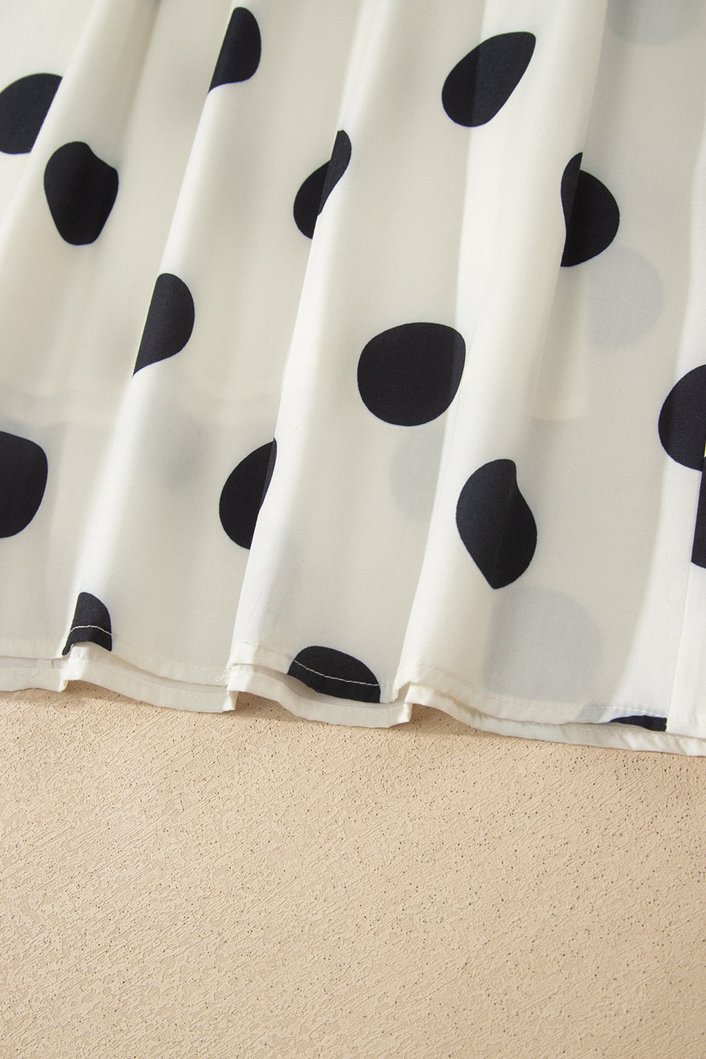 White Polka Dot Spaghetti Straps Maxi Dress 🇺🇸