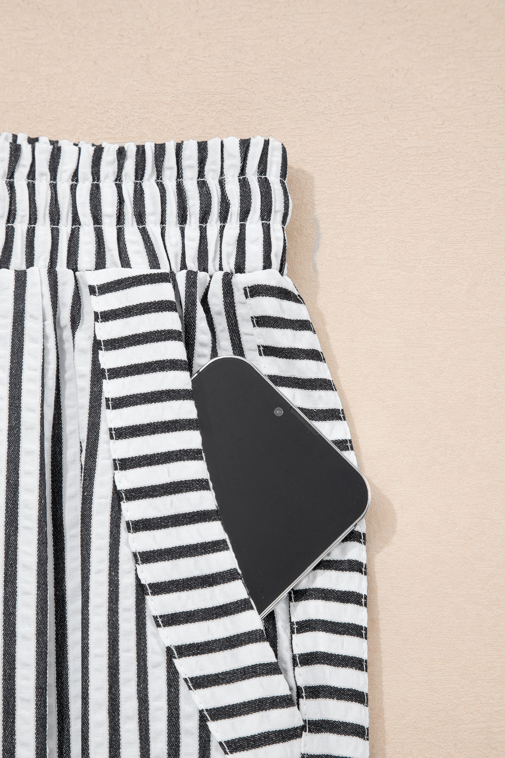 Black Stripe Wide Leg Casual Pants 🇺🇸