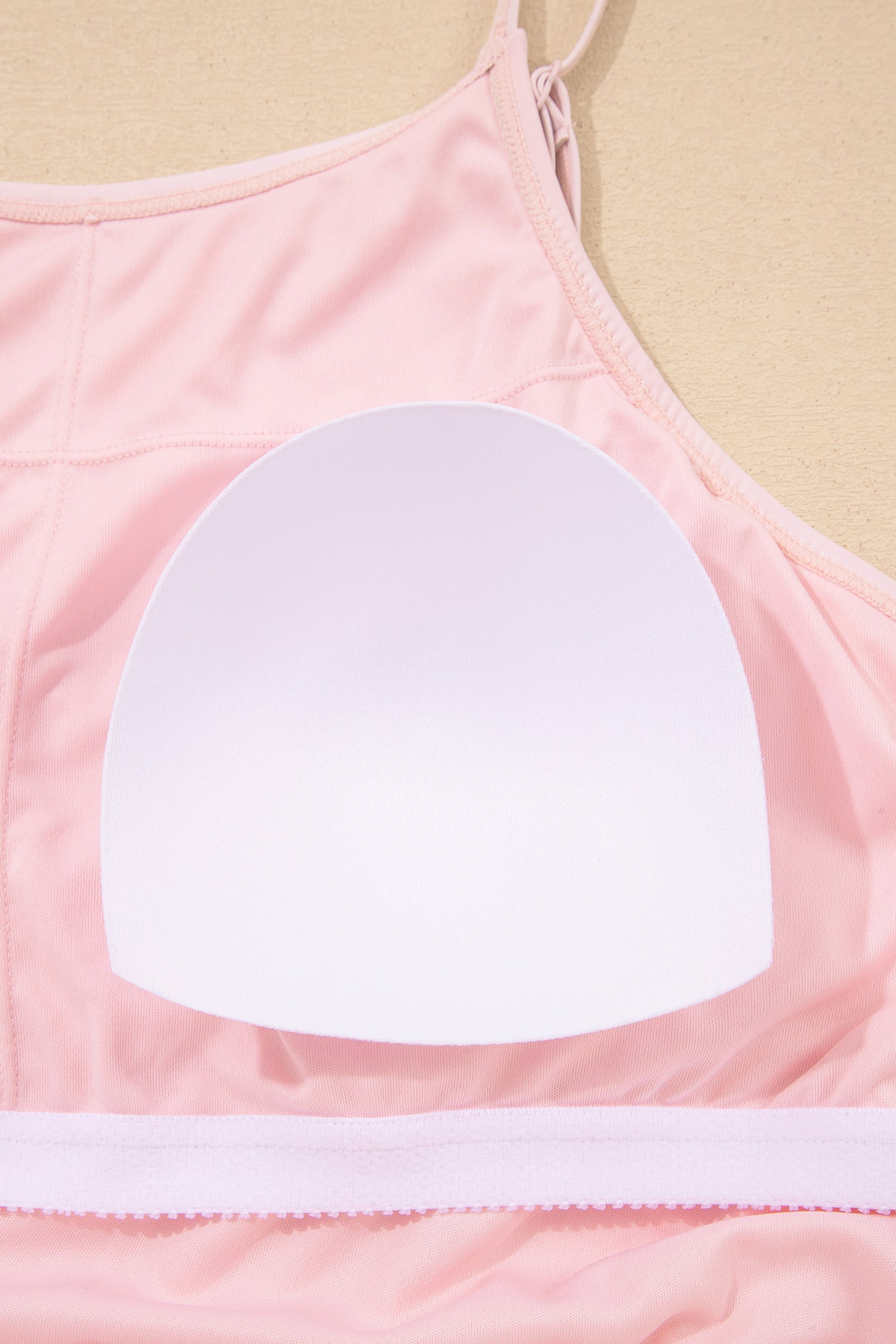Pink Plus Size Build-in Shorts Sleeveless Dress With Short Two Piece Set 🇺🇸