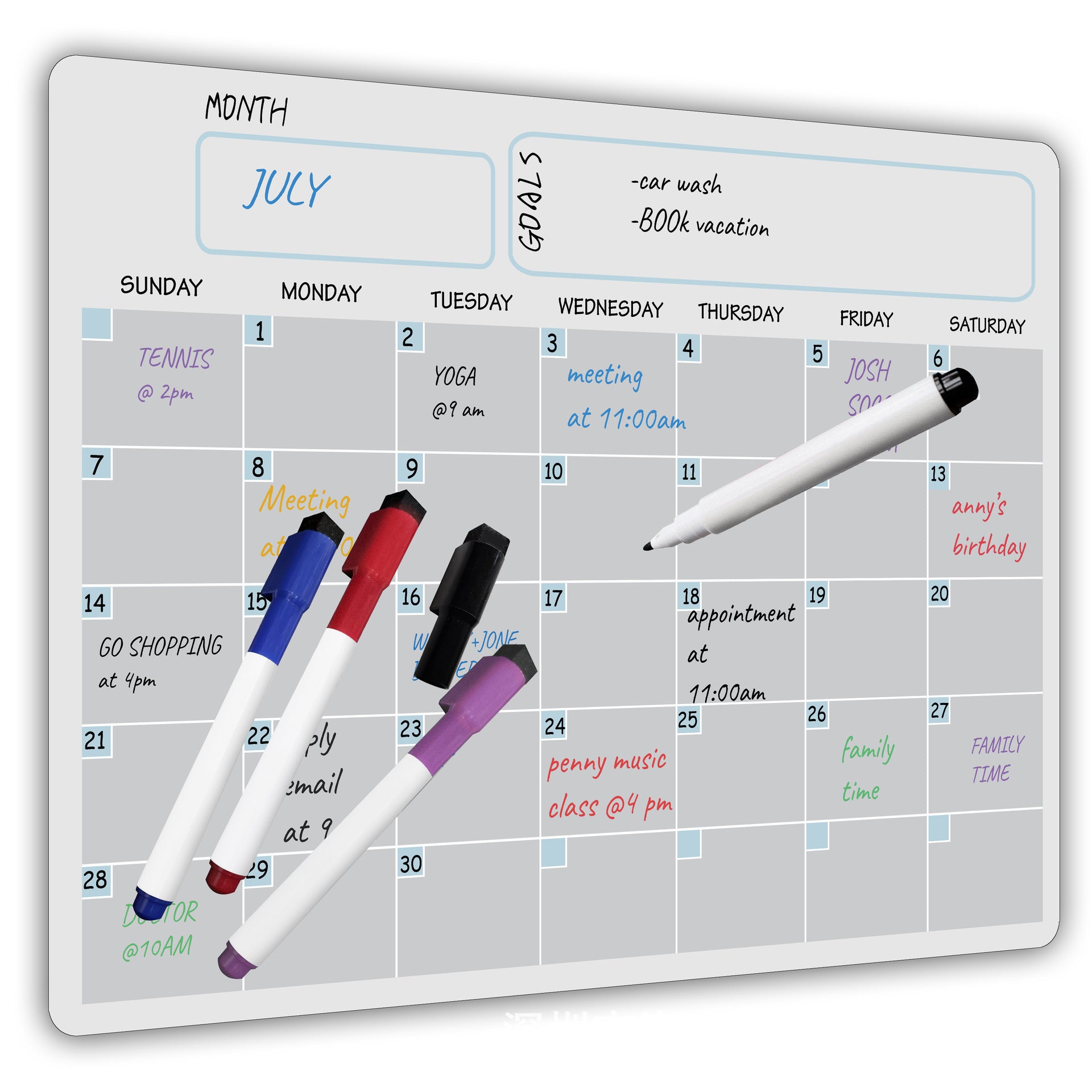 A3 Month Week Planner Magnetic Calendar Refrigerator Magnet 🇨🇳