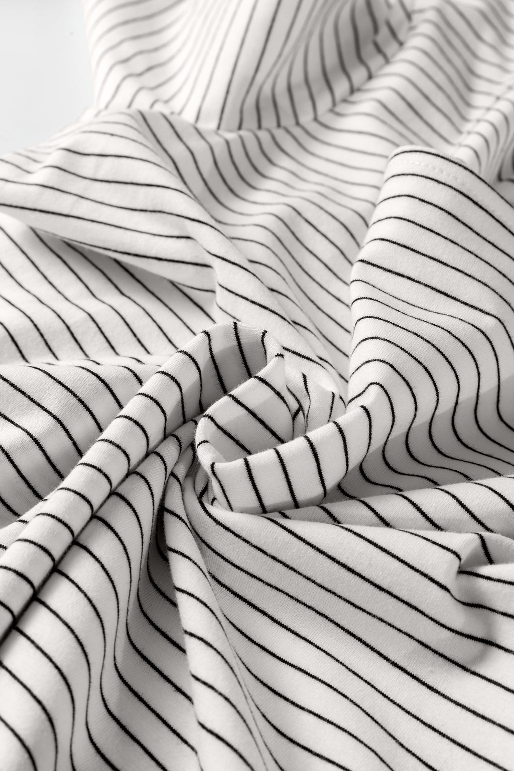 White Stripe Square Neck Long Sleeve Top 🇺🇸