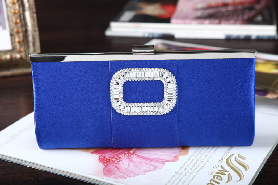Banquet Buckle Square Diamond Clutch 🇨🇳