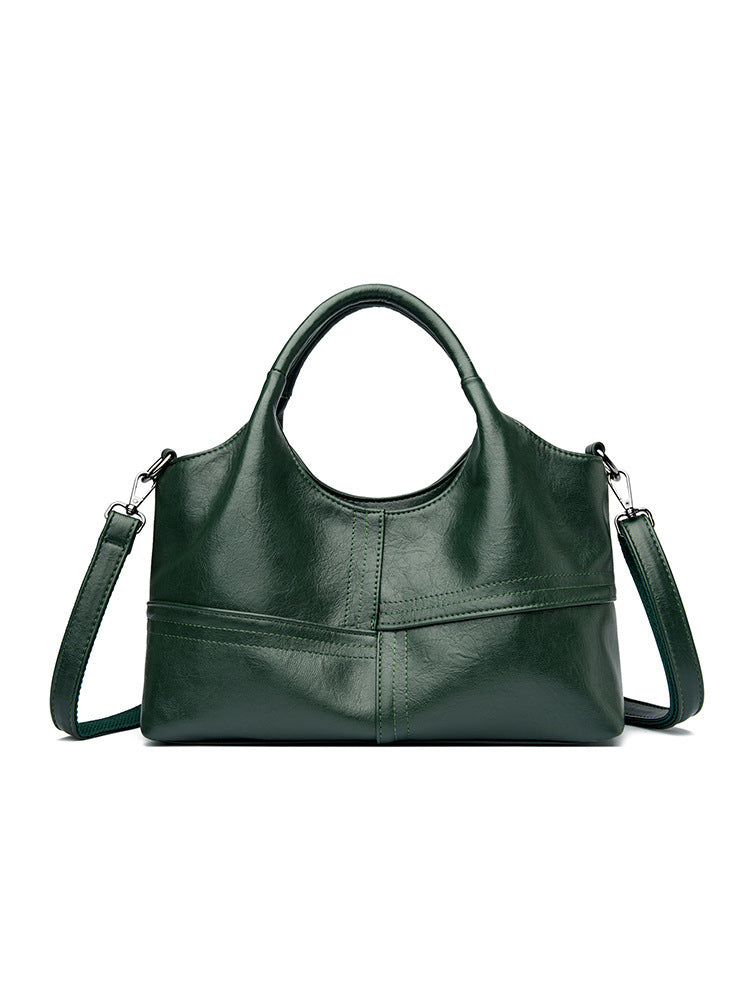 Soft Leather Handbag Women's Lightweight And Large Capacity Crossbody Bag 🇨🇳