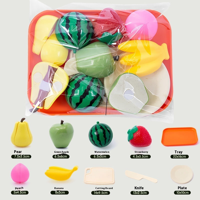 Children Play House Emulational Fruit Slicer Educational Toys 🇨🇳
