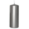 200mm x 70mm Silver Pillar Candles 🇬🇧