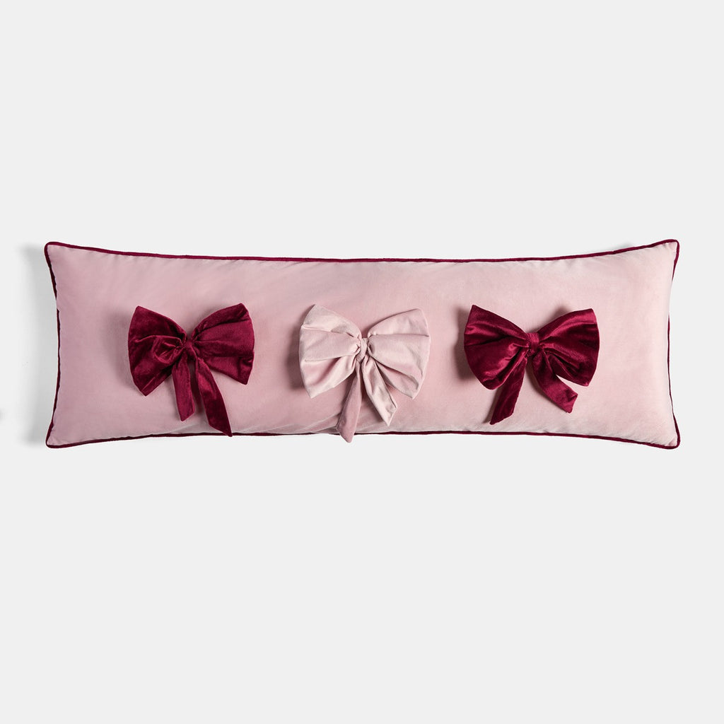 Bow Detail Bolster Pillow 🇬🇧