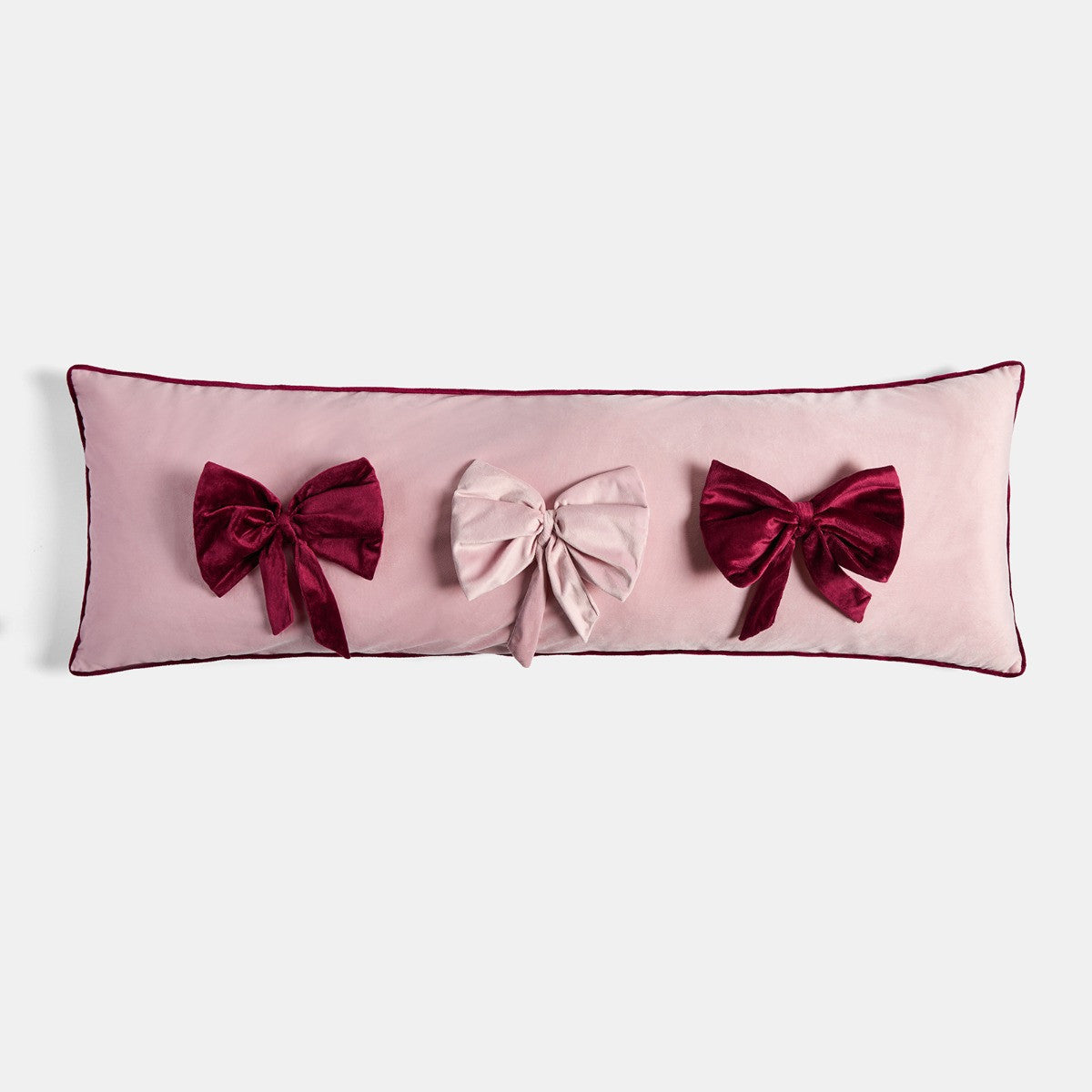 Bow Detail Bolster Pillow 🇬🇧