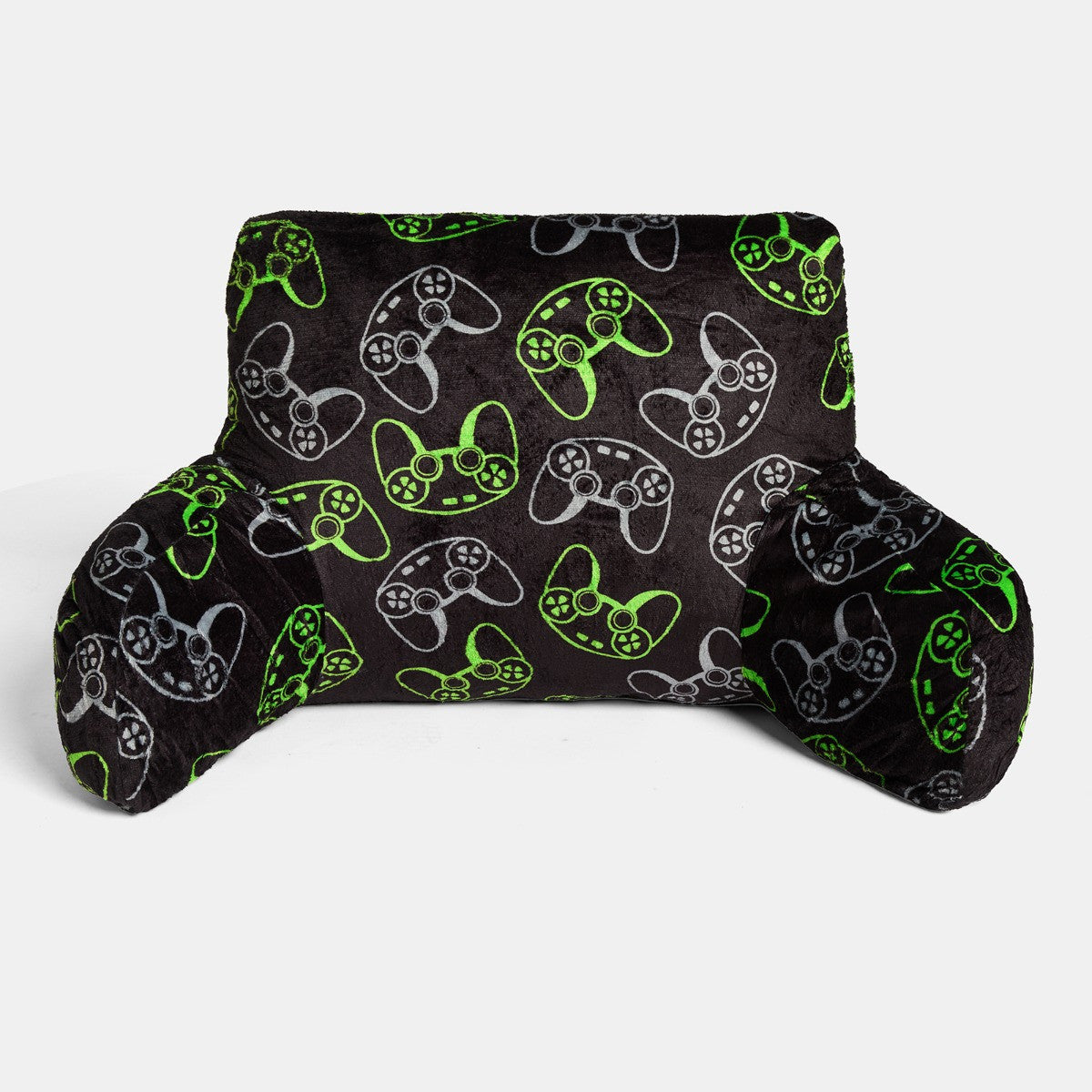Gaming Fleece Cuddle Cushion - Black/Green 🇬🇧