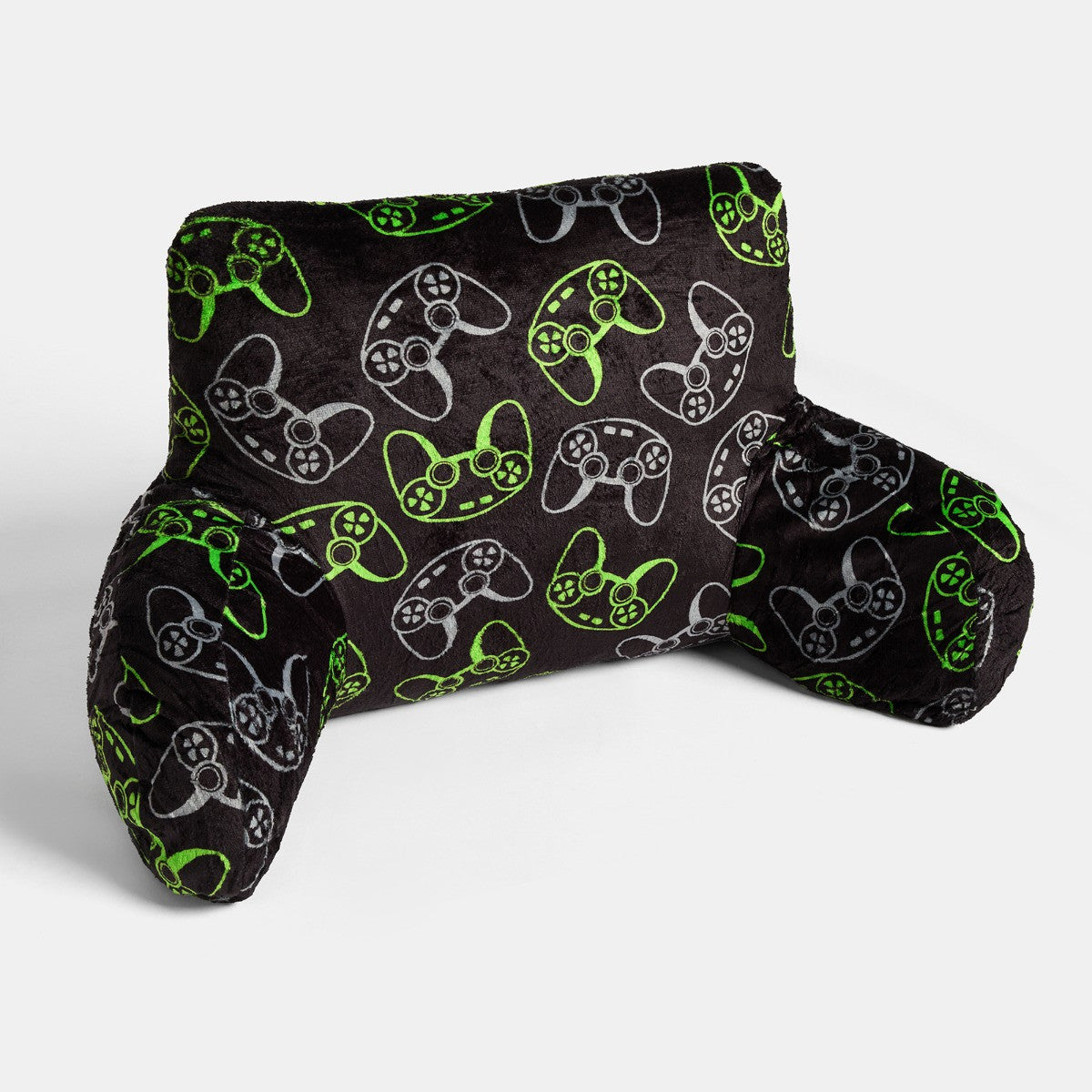 Gaming Fleece Cuddle Cushion - Black/Green 🇬🇧
