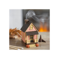 Pink House Incense Cone Burner with Pumpkins 🇬🇧