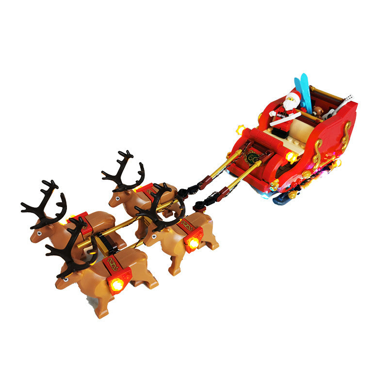 Building block lighting compatible with LEGO 40499 Santa Claus reindeer sled winter LED lights 🇨🇳