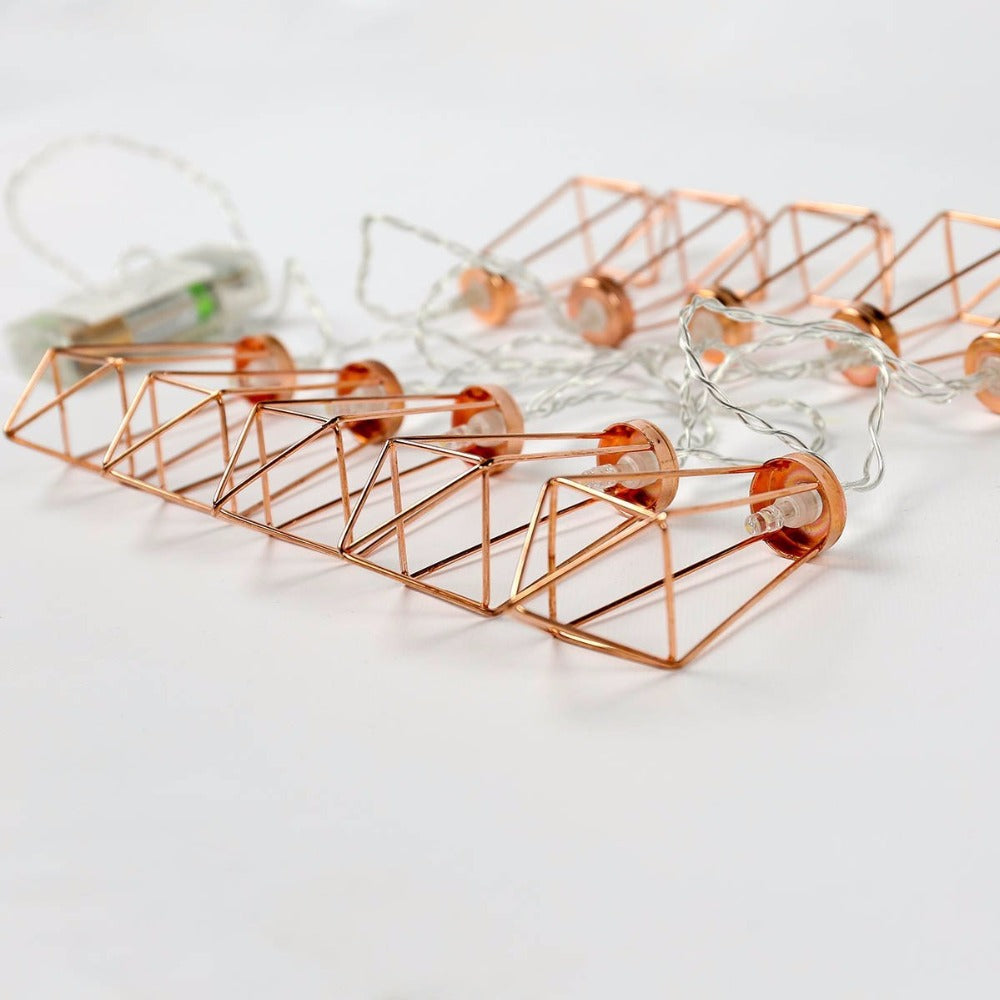 Wrought iron water diamond hour light string 🇨🇳