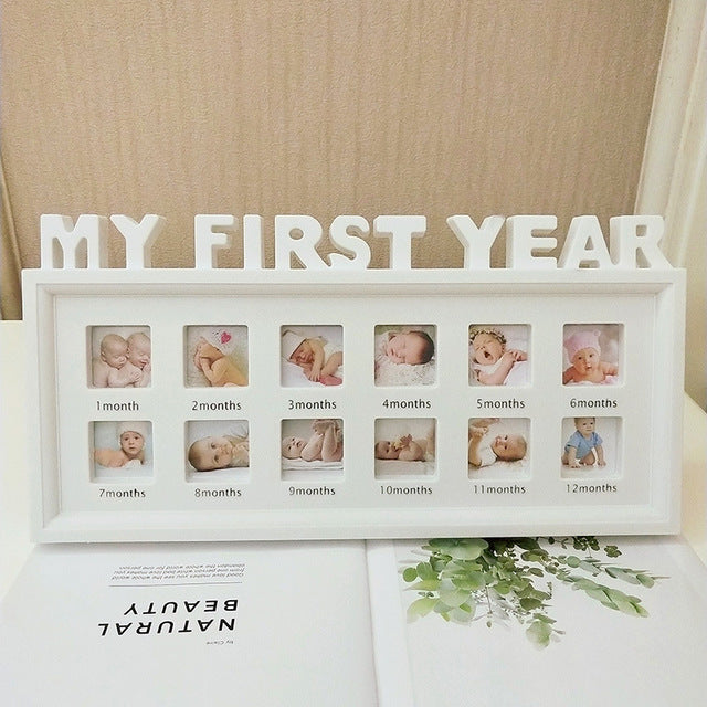 My First Year Baby 12 Month Photo Frame Baby Accessories Newborn Gift 🇨🇳