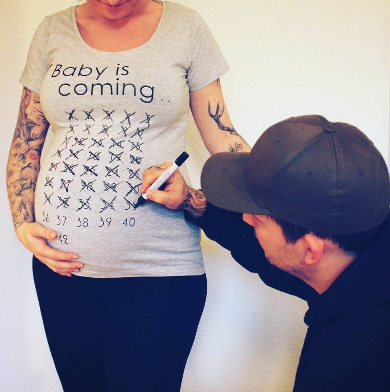 Fun Hand Print Maternity 🇨🇳