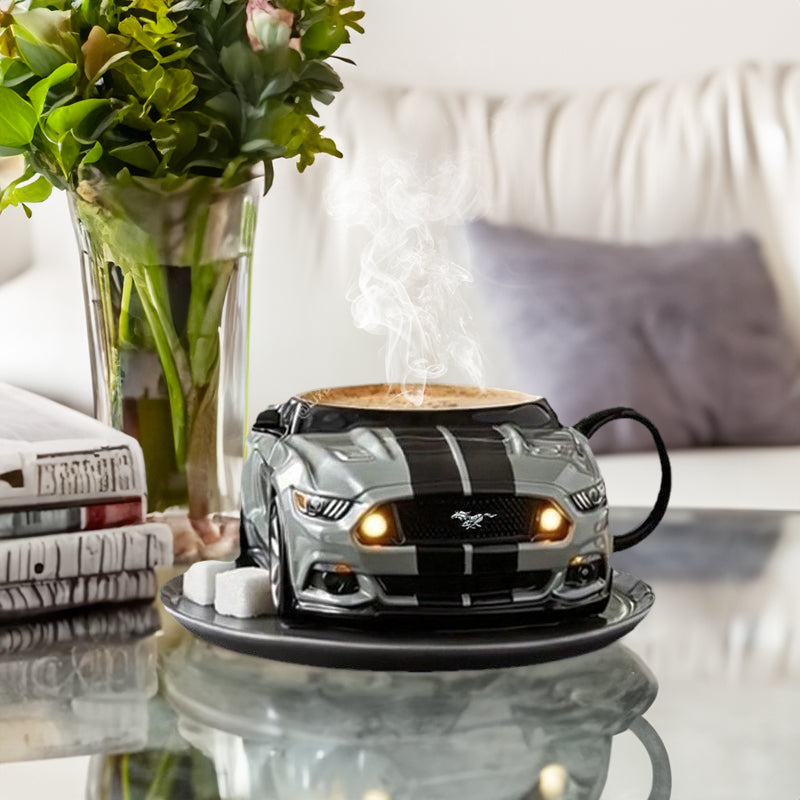 Car-Shaped Stainless Steel Coffee Mug – Handmade, Durable, Novelty Office Cup, Ideal Gift for Car Fans 🇨🇳