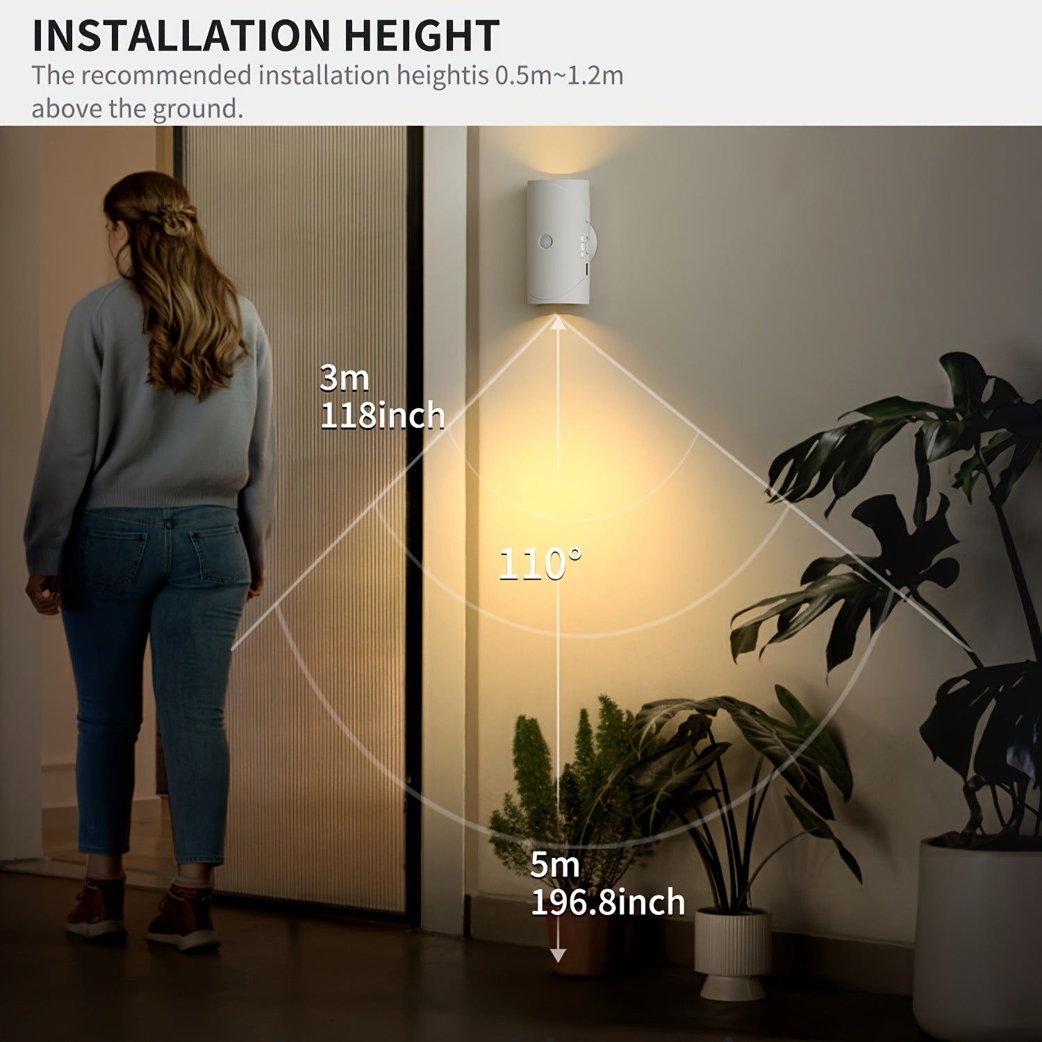 Rechargeable Led Night Lights Equipped With Motion Sensing 🇨🇳