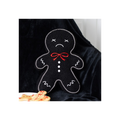 Spooky Gingerbread Man Boucle Cushion