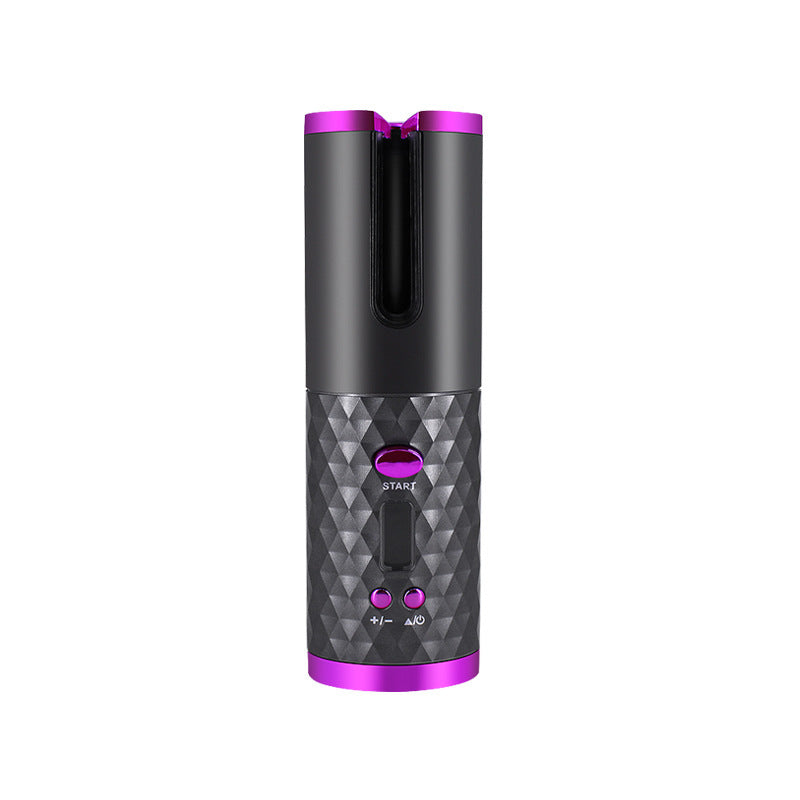 Rechargeable Automatic Hair Curler Women Portable Hair Curling Iron LCD Display Ceramic Curly Rotating Curling Wave Styer 🇨🇳