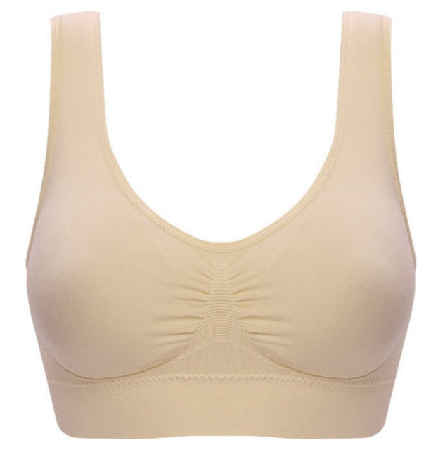 Women Yoga Tank Tops  Sports Bra Workout Fitness Running Crop Top 🇨🇳