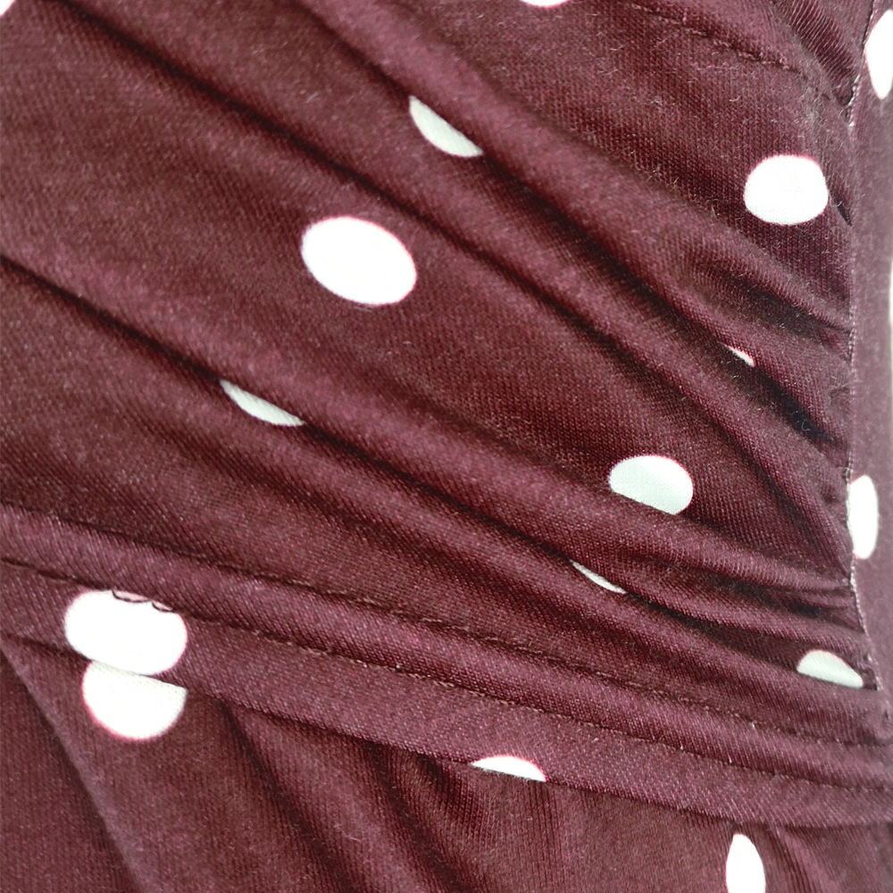 Deep V-neck print long sleeves 🇨🇳