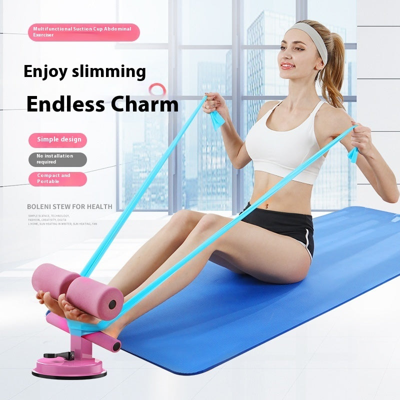 Household Men's And Women's Belly Roll Firm Abs Exercise Suction Cup Fitness Exercise AB Rocket 🇨🇳