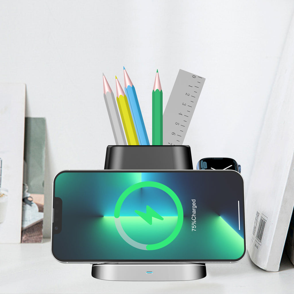 Vertical Stand 3 In 1 Wireless Charger 🇨🇳