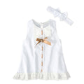 Girls baby sleeveless bow skirt 🇨🇳