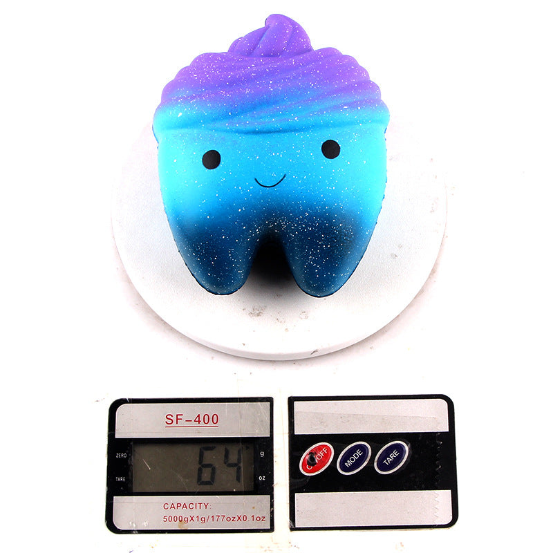 Slow Rebound Scented Toy Cute Starry Sky Teeth Kids Stress Relief Toys 🇨🇳