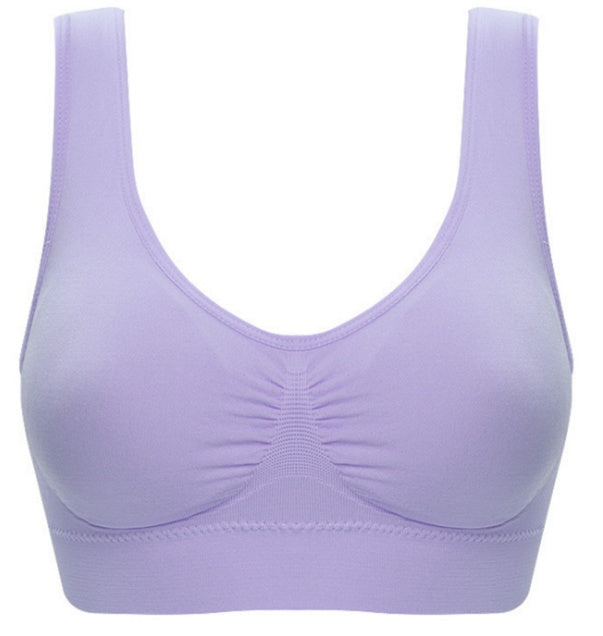 Women Yoga Tank Tops  Sports Bra Workout Fitness Running Crop Top 🇨🇳