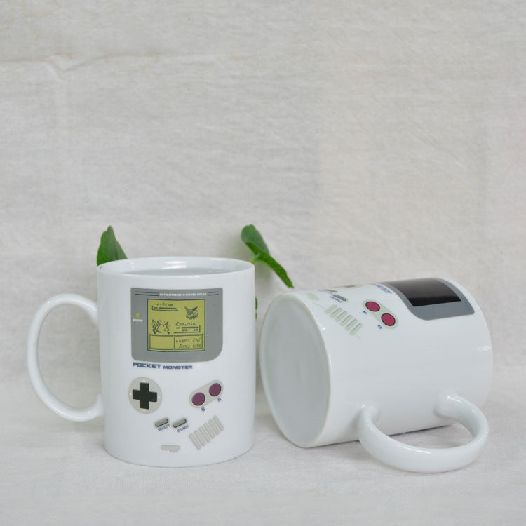 Retro Game Machine Mark Color Changing Cup Student Thermal Warm Coffee Cup 🇨🇳