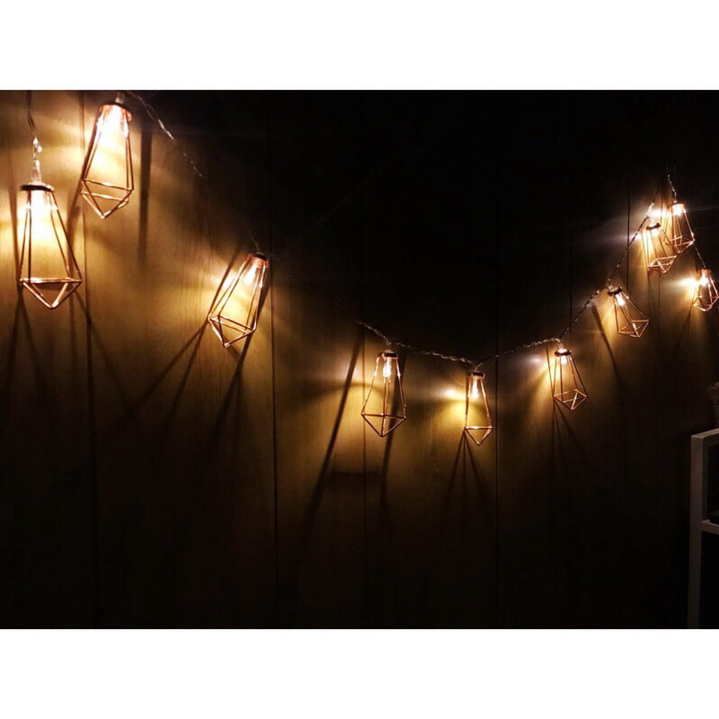 Wrought iron water diamond hour light string 🇨🇳
