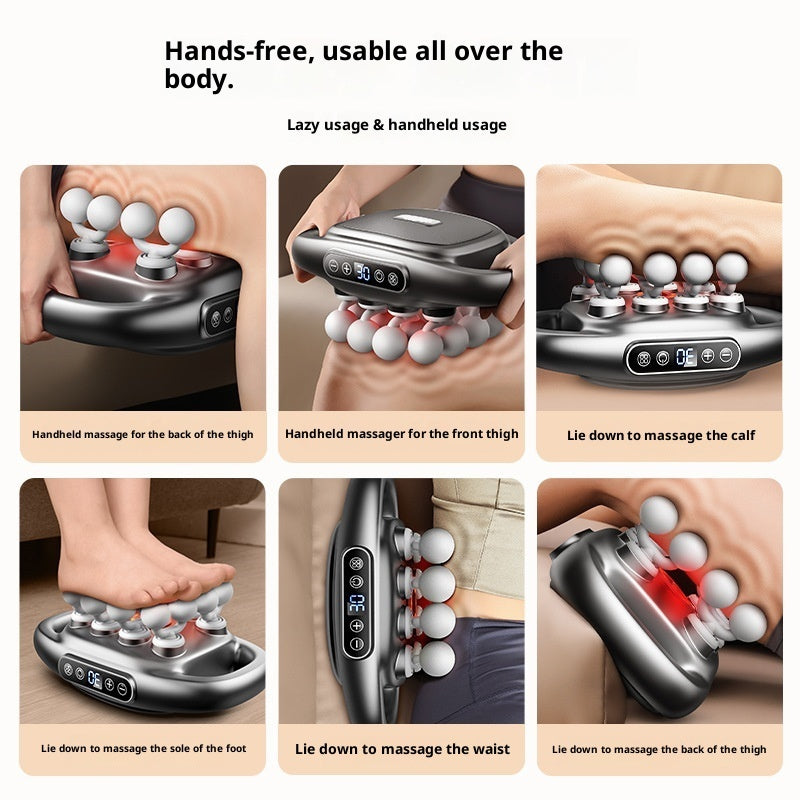 Muscle Relaxation Multi-head Massage Deep Tissue Muscle Electric Relax For Back Shoulders Legs Foot 16 Heads 🇨🇳