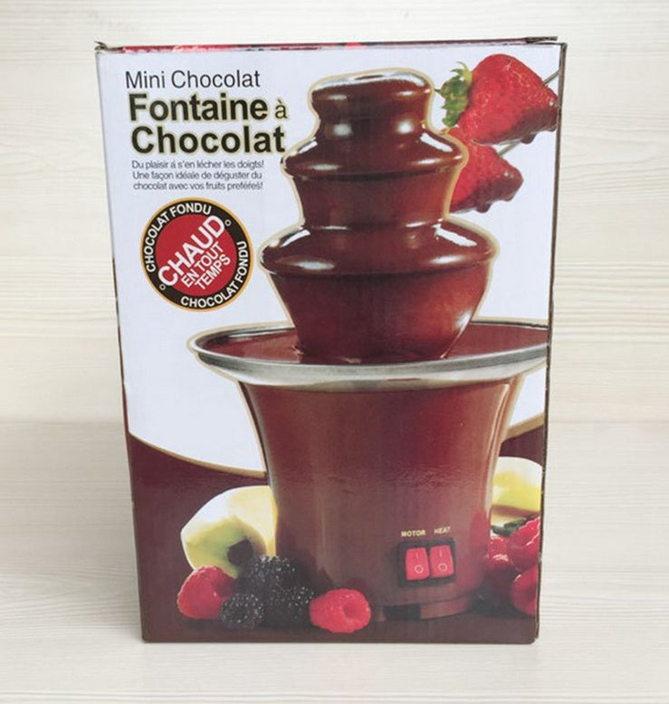Household Three Layer Chocolate Fountain Hot Melting Tower Furnace 🇨🇳