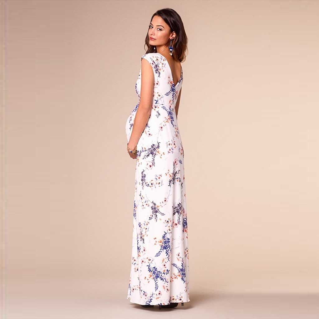 Printed Slim Thin Floral Chiffon Dress 🇨🇳