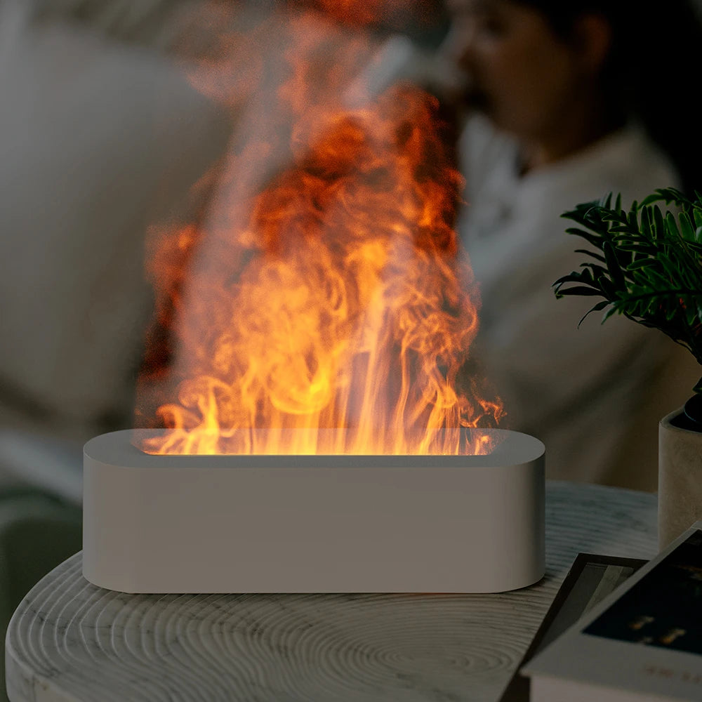 Flame Aroma Diffuser Air Humidifier Ultrasonic Cool Mist Maker Fogger with essential oil 🇨🇳