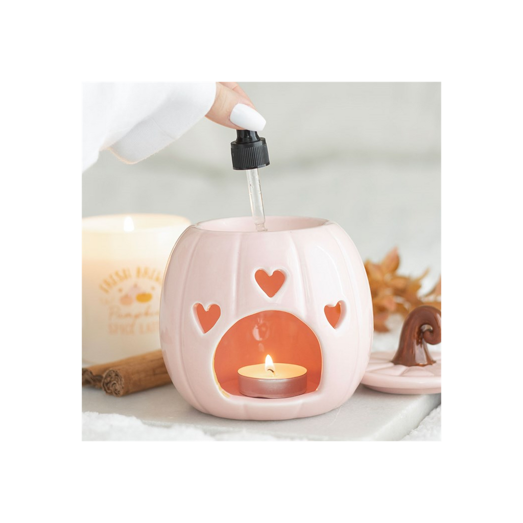 Pink Curly Pumpkin Oil Burner 🇬🇧