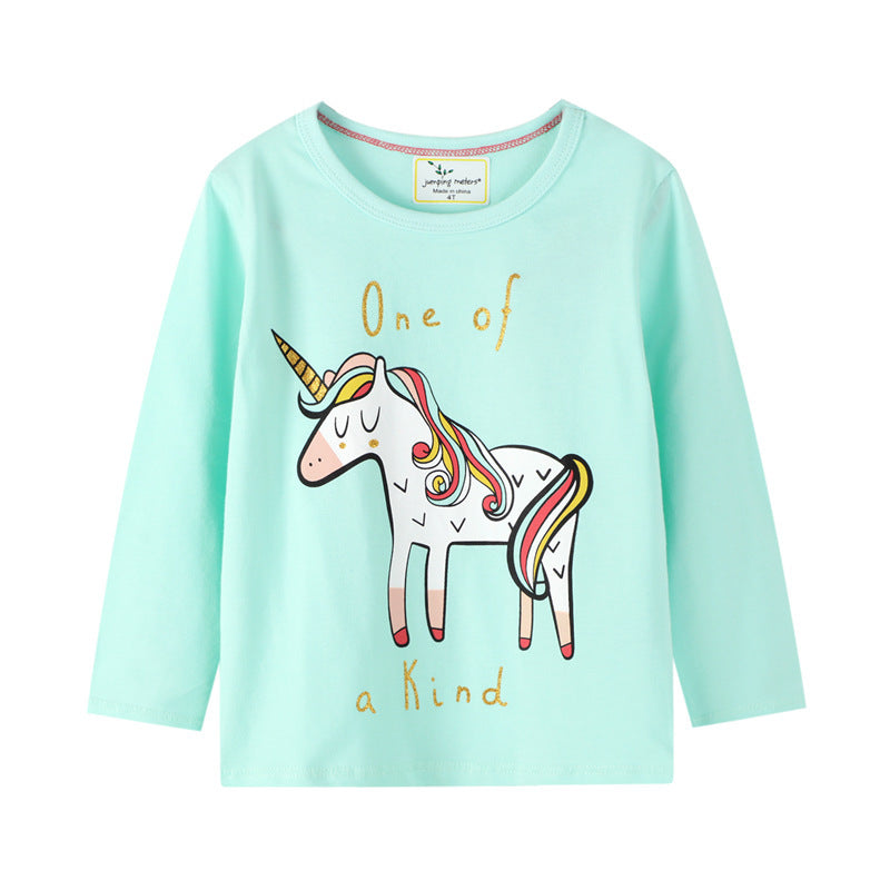 Girls' t-Shirt New Girls Long-Sleeved T-Shirt 🇨🇳