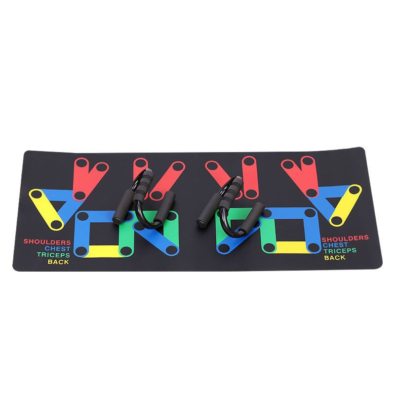 9 in 1 Push Up Rack Training Board ABS abdominal Muscle Trainer Sports Home Fitness Equipment for body Building Workout Exercise 🇨🇳