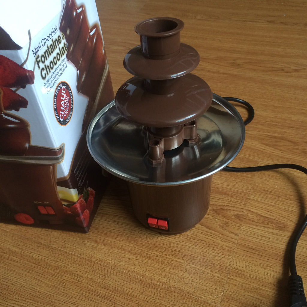 Household Three Layer Chocolate Fountain Hot Melting Tower Furnace 🇨🇳