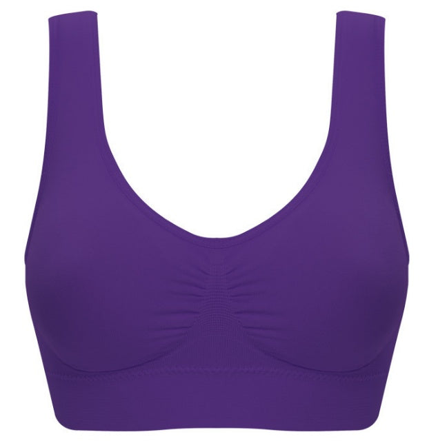 Women Yoga Tank Tops  Sports Bra Workout Fitness Running Crop Top 🇨🇳