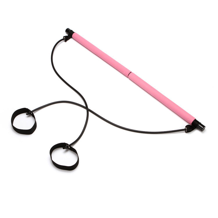 Yoga Crossfit Resistance Bands Exerciser Pull Rope Portable Gym Workout Pilates Bar Trainer Elastic Bands 🇨🇳 j