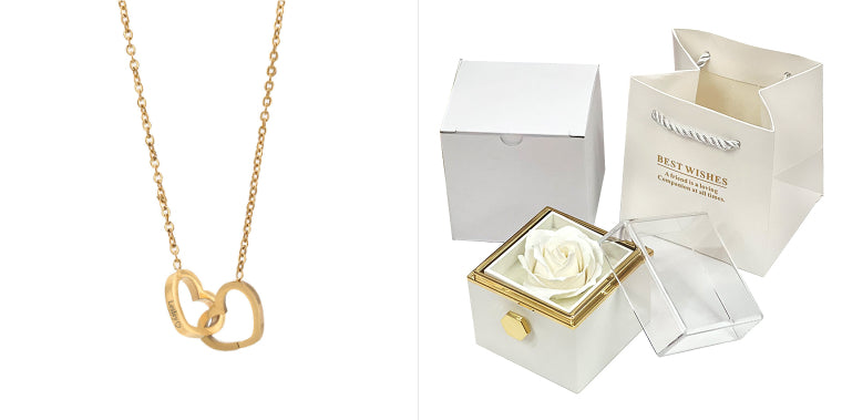 Rotating Soap Flower Rose Gift Box Creative Rotating Rose Jewelry Packaging Box 🇨🇳