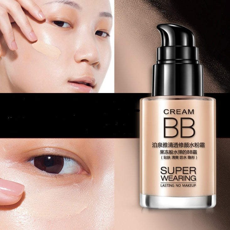 Clear and sleek hydrating cream nude makeup BB cream makeup concealer moisturizing BB cream 🇨🇳