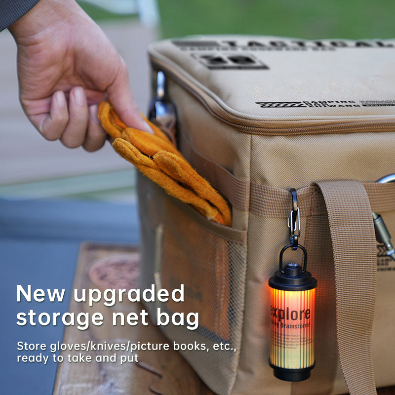 Outdoor bag, large - capacity foldable storage box, camping gear for picnic, portable, water - resistant 🇨🇳